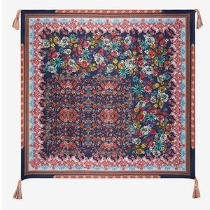 Johnny Was Padillo Silk Printed Scarf